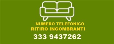 Numero telefonico ritiro rifiuti ingombranti
