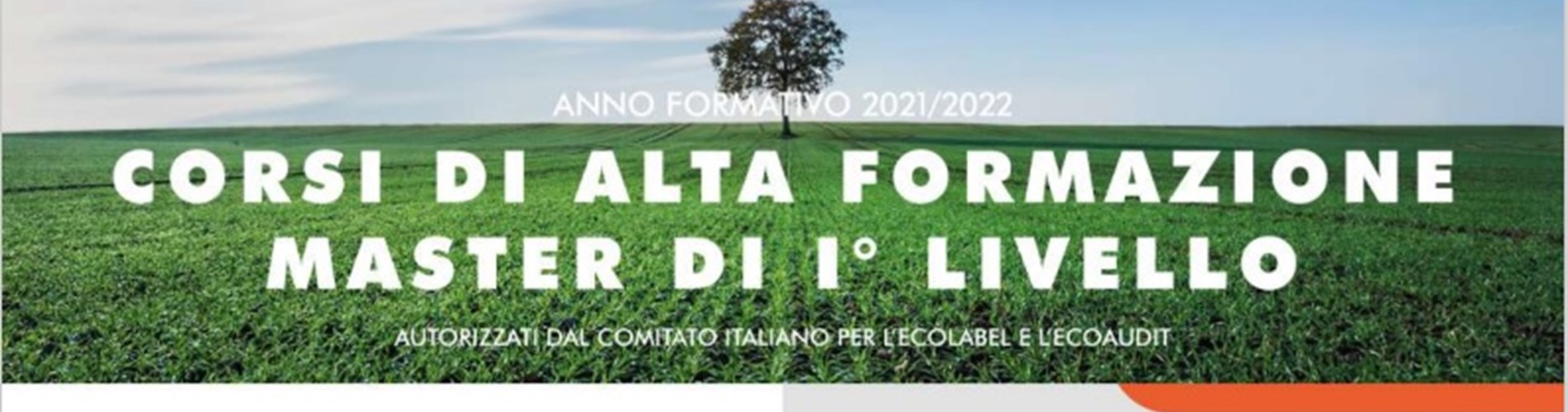 Corsi di alta formazione Master 1° livello autorizzati dal comitato italiano per l'Ecolabel e l'Ecoaudit